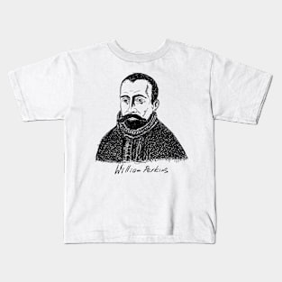 William Perkins. Christian figure. Kids T-Shirt